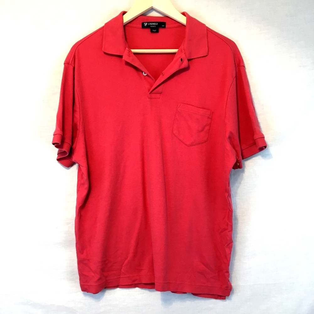 Men's Salmon Cremieux Pocket Polo
